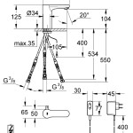 grohe eurosmart maße